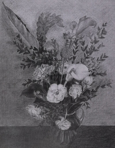 Blumenstrauß - Zeichnung ©Ann-Kristin Iwersen 2019